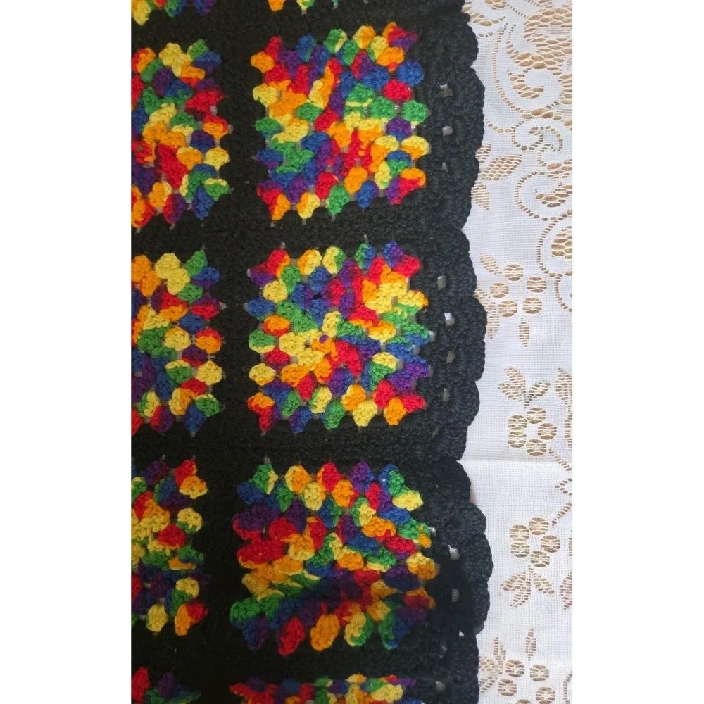 Granny Square Crochet Afghan 52
